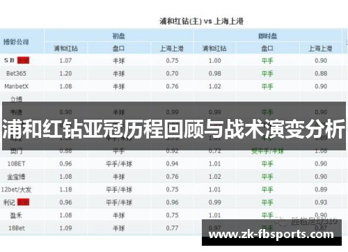 浦和红钻亚冠历程回顾与战术演变分析